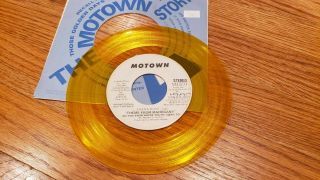 Diana Ross " Theme From Mahogany " Very Rare Gold Colored Vinyl Promo 45 Motown