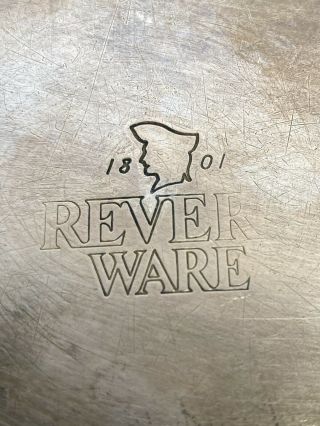 Revere Ware 1801 - 4 1/2 Quart 92c Pot With Lid Vintage Rare Thick Copper Bottom