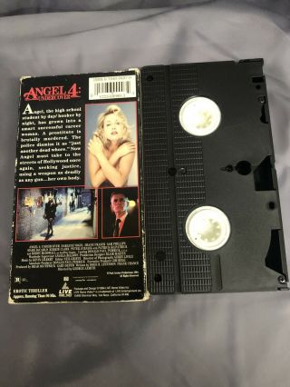 Angel 4 Undercover VHS Horror 1994 Erotic Rare Action 2