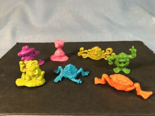Rare Vtg 1974 Ralston Freakies Cereal Premium Complete Set Of All 7 Characters