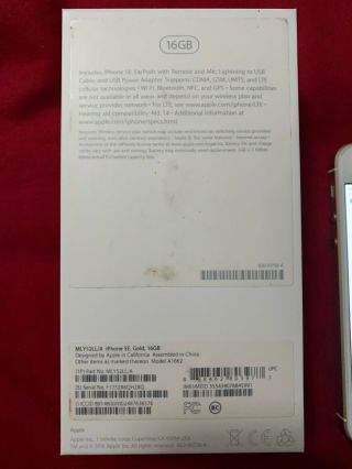 Apple iPhone SE - 16GB - Gold  A1662 Jailbroken iOS 10.  1.  1 Rare 3