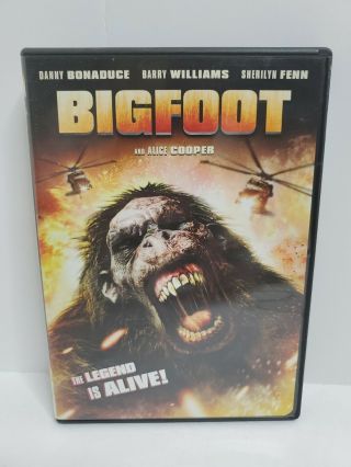 Bigfoot And Alice Cooper Danny Bonaduce Sherilyn Fenn Rare Horror Dvd