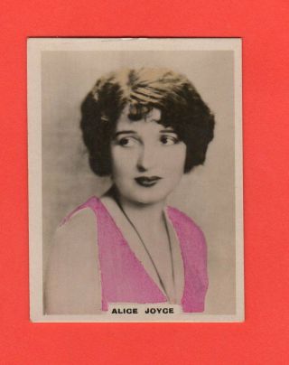 1920 15 Alice Joyce Bat Cinema Stars,  Set 5 Film Card Rare