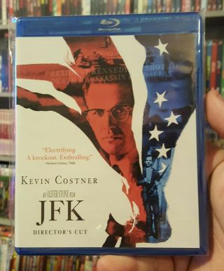 Jfk 1991 Directors Cut Blu - Ray Like - Oliver Stone Oop Rare Region 1 Freeship