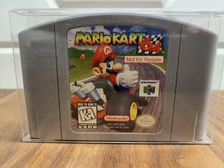 Nintendo 64 Mario Kart 64 Not For Resale Nfr Authentic N64 Rare Game