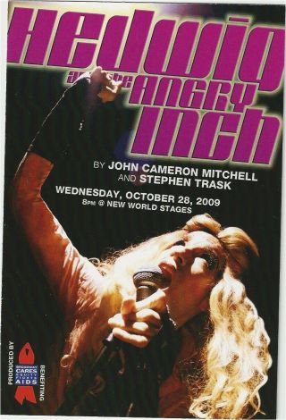 Hedwig And The Angry Inch By John Cameron Mitchell In 2009 Off - B 
