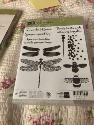 Stampin Up Dragon Fly Dreams Rare And So Detailed