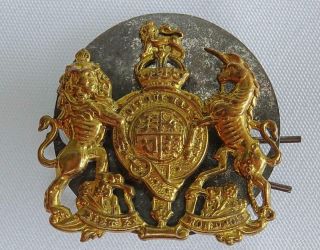 Ww1 General Service Corps Cap Badge Brass Steel Backing Plate Regimental Antique