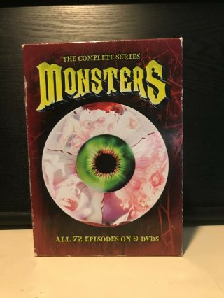 Monsters - The Complete Series Rare Oop 9dvd Set 1998 - 1990 72 Episodes
