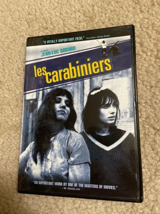 Les Carabiniers (dvd) Jean - Luc Godard Rare Oop U.  S.  Version Region 1 Movie