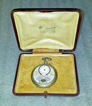 Rare Pocket Watch Antique Whit Box Very Antique