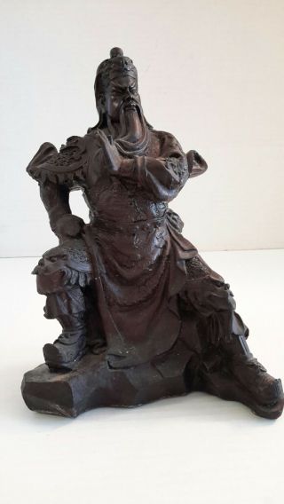 Chinese Warrior Statue Valiant Dragon Guan Gong Guan Yu