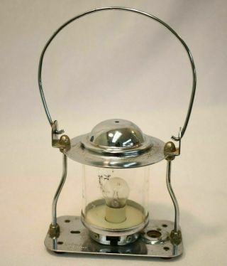 Vintage Collectible Radar Lamp By Burgess Battery Operated Metal/glass Lantern