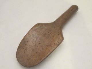 19th Century Wooden / Treen Butter Spoon - Kitchenalia - Rustic Spoon
