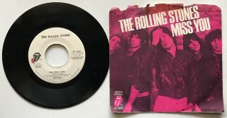 The Rolling Stones - Far Away Eyes - 1978 - Rare Blue & White Label Promo