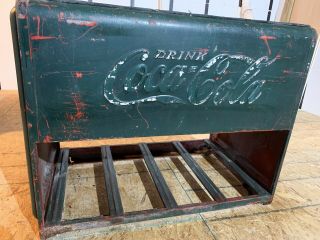 Rare Vintage 1939 Coca - Cola Master Ice Double Lid Cooler With Lids