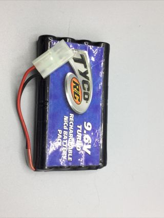 Tyco R/c Remote Car Vehicle 9.  6v Turbo Rechargeable Nicd Blue Battery Pack Rare