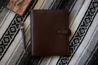 Discontinued Filofax A5 Chameleon Brown Leather Organizer - Rarely