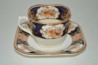 Antique Wood & Sons Napoli Imari Tea Cup And Saucer,  England