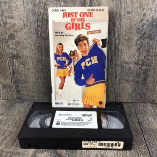 Just One Of The Girls Vhs Ep 1995 Corey Haim Rare Tape Rated R