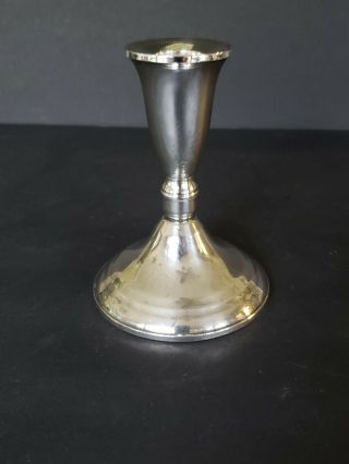 Vintage Sterling Silver Weighted Duchin Creation Candle Holder - 4 3/4 "