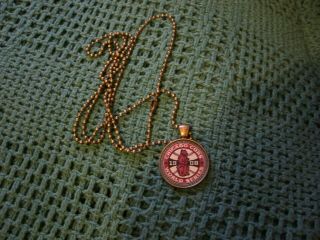 Chicago Cubs 1908 World Series Necklace Medallion,  Antique Brass,  Ultra Rare