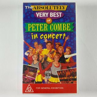 The Absolutely Very Best Of Peter Combe In Concert Vhs Rare 90’s Australian Vhs