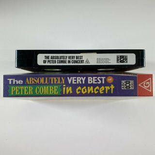 The Absolutely very best of PETER COMBE in concert VHS RARE 90’S Australian vhs 3