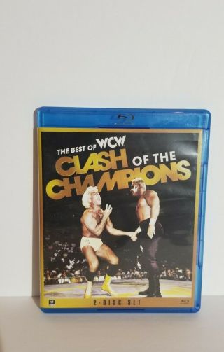 (blu - Ray) Wwe: Best Of Wcw Clash Of The Champions (2012,  2 - Disc Set) Rare