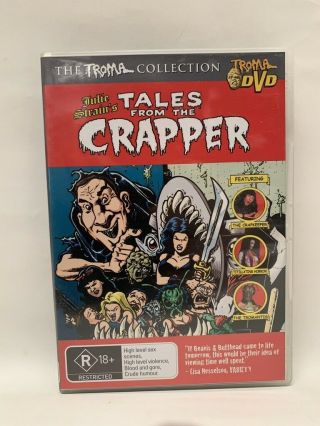 Tales From The Crapper Rare Oop Au Troma Dvd Horror Comedy
