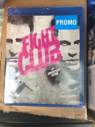 Fight Club Promo Rare (blu - Ray Disc,  2009) 10th Anniversary Edition