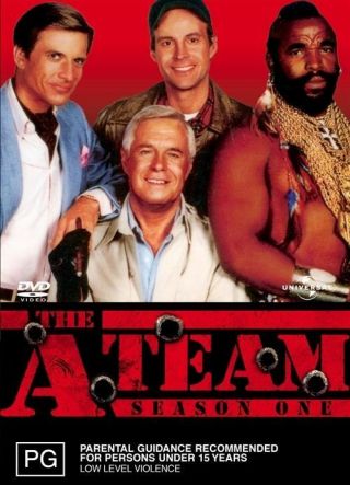 The A - Team Season 1 (5 Disc Dvd Box Set) Region 4 W/ Slipcover Tv Series Rare