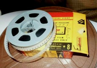 Rare 8mm Home Movie Film Reel Kodak Kodachrome Color Americana Christmas 1957 A5