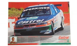 Castrol Racing Holden Commodore Vr Larry Perkins Promotional Flyer Rare