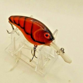 Old Lure Vintage Rattlin Crankbait For Bass Fishing In A Crawfish Pattern.