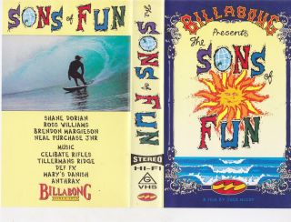 Surfing Sons Of Fun Vhs Pal Video A Rare Find