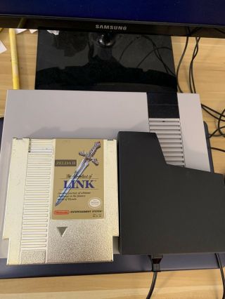 Auth Rare Zelda Ii: The Adventure Of Link Gold Nes Nintendo Entertainment System