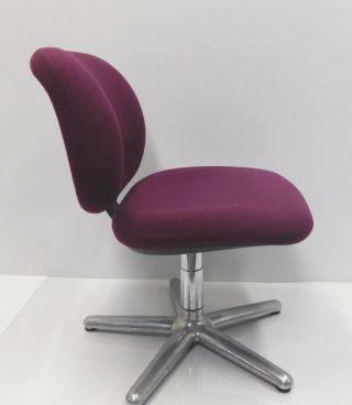 Vintage Herman Miller Office Chair Rare Purple & Chrome Eames Era (p11 - 25)
