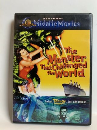 Monster That Challenged The World Rare Us Mgm Dvd Midnite Movies Cult Sc - Fi