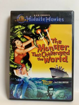 Monster that Challenged the World rare US MGM DVD Midnite Movies cult sc - fi 2