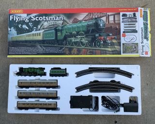 Ho Hornby R1019 Flying Scotsman Train Pack.  Very Rare In The Us