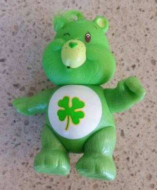 Vintage Care Bears 3 Inch Poseable Good Luck Bear 1983 Kenner Collectible