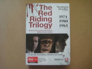 The Red Riding Trilogy David Peace Rare Aussie Box Set 3 X Dvds - Near