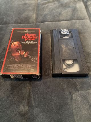 Happy Birthday To Me Rare 80s Vhs Horror Cult