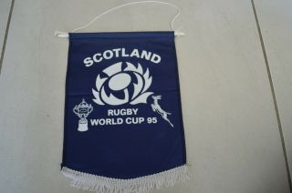 Scotland Rugby Union Rare 1995 Rugby World Cup Pennant