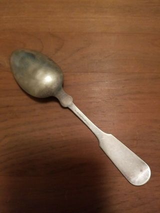 Antique 1800 ' s Holmes,  Booth,  & Haydens.  900 Coin Silver not Sterling Spoon 2