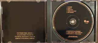 Prince The Black Album Cd 1994 Promo Cd Src Pressing Rare Oop Warner Bros