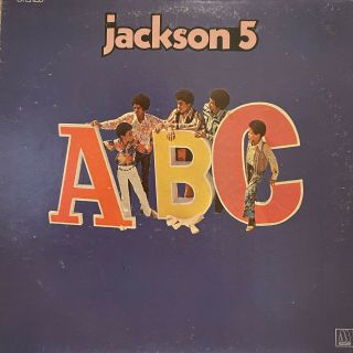 Jackson 5 Five Abc Lp Motown Ms - 709 Stereo Rare Michael Vg,