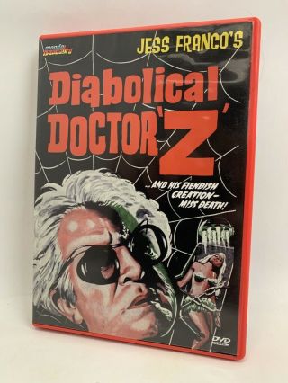 The Diabolical Dr Z Rare Us Mondo Macabro Dvd Cult 60s Jess Franco Horror Movie