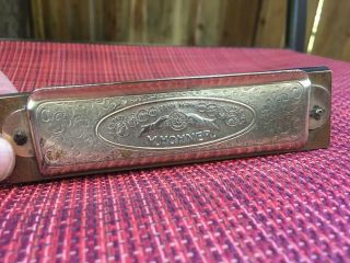 Vintage Rare Pre Ww11 Hohner Marine Band Deluxe Harmonica Key Of C Germany